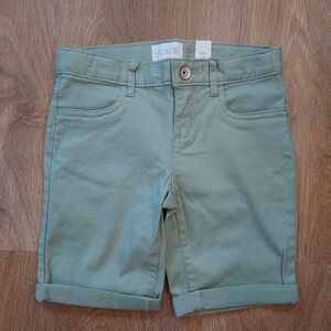 Children's Place Skimmer Shorts in Olive Green, Size 6